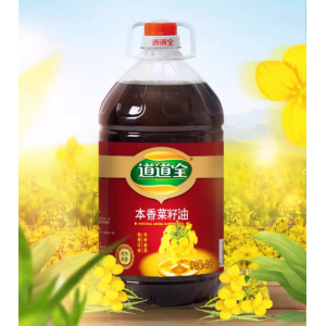 道道全本香菜籽油4L非转基因物理压榨 食用油家用装纯正